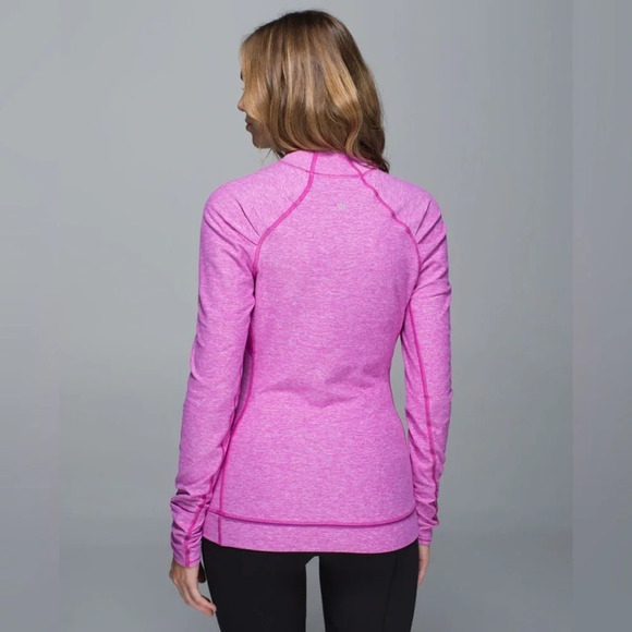 lululemon athletica Tops - Lululemon Think Fast Long  Sleeve
Heathered Ultra Violet / Ultra Violet size 6